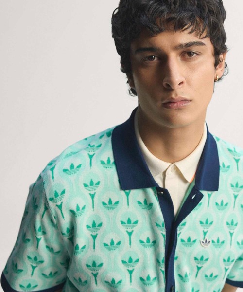 adidas(アディダス)の「オリジナルス ニットポロシャツ【adidas Golf/アディダスゴルフ】(ポロシャツ・メンズ・グリーン・X-LARGE/LARGE/MEDIUM/SMALL/XX-LARGE/3XL)」の7枚目の写真