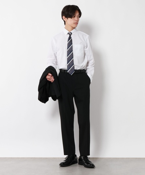 GLOBAL WORK(グローバルワーク)の「イージーケアオックス/ボタンダウンシャツ/680717(シャツ/ブラウス・メンズ・オフホワイト/サックスブルー/バーガンディー・SMALL/X-LARGE/LARGE/MEDIUM)」の12枚目の写真