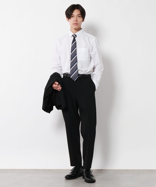 GLOBAL WORK(グローバルワーク)の「イージーケアオックス/ボタンダウンシャツ/680717(シャツ/ブラウス・メンズ・オフホワイト/サックスブルー/バーガンディー・SMALL/X-LARGE/LARGE/MEDIUM)」の14枚目の写真