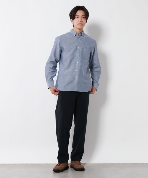 GLOBAL WORK(グローバルワーク)の「イージーケアオックス/ボタンダウンシャツ/680717(シャツ/ブラウス・メンズ・オフホワイト/サックスブルー/バーガンディー・SMALL/X-LARGE/LARGE/MEDIUM)」の18枚目の写真