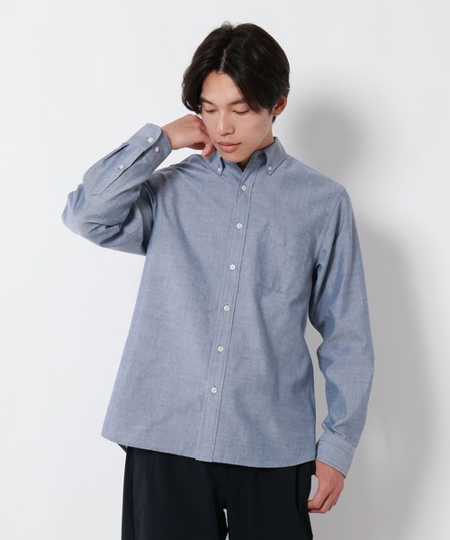 GLOBAL WORK(グローバルワーク)の「イージーケアオックス/ボタンダウンシャツ/680717(シャツ/ブラウス・メンズ・オフホワイト/サックスブルー/バーガンディー・SMALL/X-LARGE/LARGE/MEDIUM)」の20枚目の写真