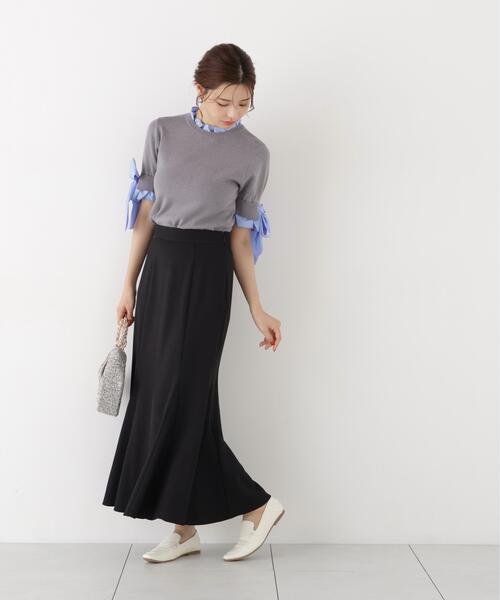 PROPORTION BODY DRESSING(プロポーションボディドレッシング)の「Autumnマーメイドスカート / 1216220900(スカート・レディース・ボルドー/ブラウン系その他/ブラック・MEDIUM/P/S/PSS/SMALL)」の4枚目の写真