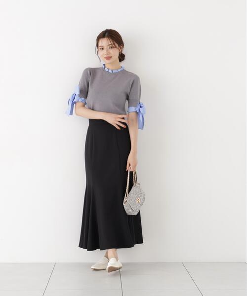 PROPORTION BODY DRESSING(プロポーションボディドレッシング)の「Autumnマーメイドスカート / 1216220900(スカート・レディース・ボルドー/ブラウン系その他/ブラック・MEDIUM/P/S/PSS/SMALL)」の6枚目の写真