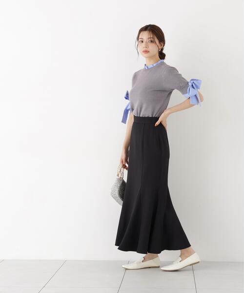 PROPORTION BODY DRESSING(プロポーションボディドレッシング)の「Autumnマーメイドスカート / 1216220900(スカート・レディース・ボルドー/ブラウン系その他/ブラック・MEDIUM/P/S/PSS/SMALL)」の7枚目の写真