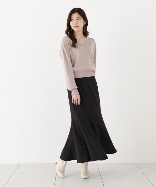PROPORTION BODY DRESSING(プロポーションボディドレッシング)の「Autumnマーメイドスカート / 1216220900(スカート・レディース・ボルドー/ブラウン系その他/ブラック・MEDIUM/P/S/PSS/SMALL)」の8枚目の写真