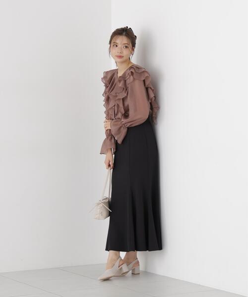 PROPORTION BODY DRESSING(プロポーションボディドレッシング)の「Autumnマーメイドスカート / 1216220900(スカート・レディース・ボルドー/ブラウン系その他/ブラック・MEDIUM/P/S/PSS/SMALL)」の10枚目の写真