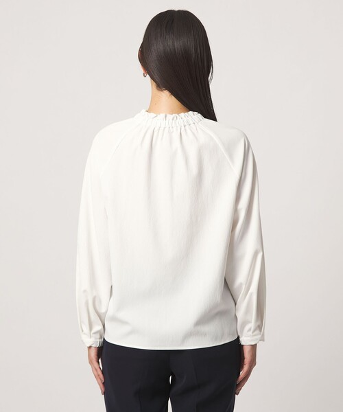 A DAY IN THE LIFE UNITED ARROWS(アデイインザライフユナイテッドアローズ)の「ボウタイ フリルネックブラウス <A DAY IN THE LIFE>(シャツ/ブラウス・レディース・ライトピンク/ホワイト/その他1/ライトブルー・FREE)」の18枚目の写真