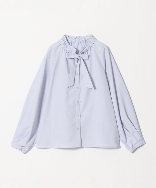 A DAY IN THE LIFE UNITED ARROWS(アデイインザライフユナイテッドアローズ)の「ボウタイ フリルネックブラウス <A DAY IN THE LIFE>(シャツ/ブラウス・レディース・ライトピンク/ホワイト/その他1/ライトブルー・FREE)」の19枚目の写真