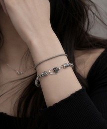 Mayree（メイリー）の「【Bls】【ZA】【Bling Leads】ブレスレット2連SET(BL)（ブレスレット）」