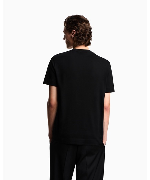 EMPORIO ARMANI(エンポリオアルマーニ)の「【エンポリオ アルマーニ】Tシャツ ピケジャージー イーグルパッチ(Tシャツ/カットソー・メンズ・ブラック/ブラウン・X-LARGE/LARGE/MEDIUM/X-SMALL/SMALL)」の9枚目の写真