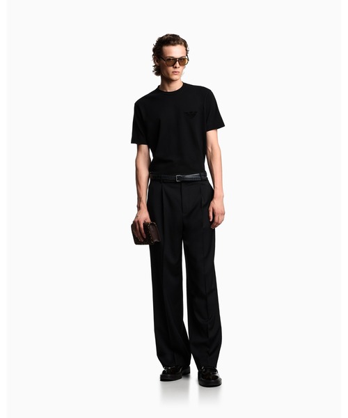 EMPORIO ARMANI(エンポリオアルマーニ)の「【エンポリオ アルマーニ】Tシャツ ピケジャージー イーグルパッチ(Tシャツ/カットソー・メンズ・ブラック/ブラウン・X-LARGE/LARGE/MEDIUM/X-SMALL/SMALL)」の10枚目の写真