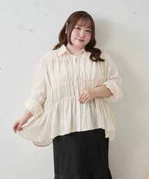 Louiosy（ルオシー）の「【Louiosy】【大きいサイズ】アソートシャーリングシャツ（シャツ/ブラウス）」