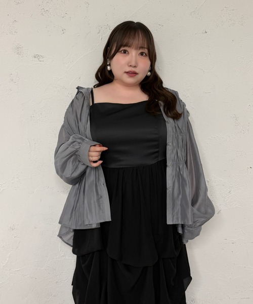 Louiosy】【大きいサイズ】アソートシャーリングシャツ（シャツ 