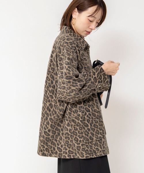 NOLLEY’S(ノーリーズ)の「【WEB限定】ウォッシャブルレオパードジャケット(ブルゾン・レディース・ベージュ系その他3・FREE)」の10枚目の写真