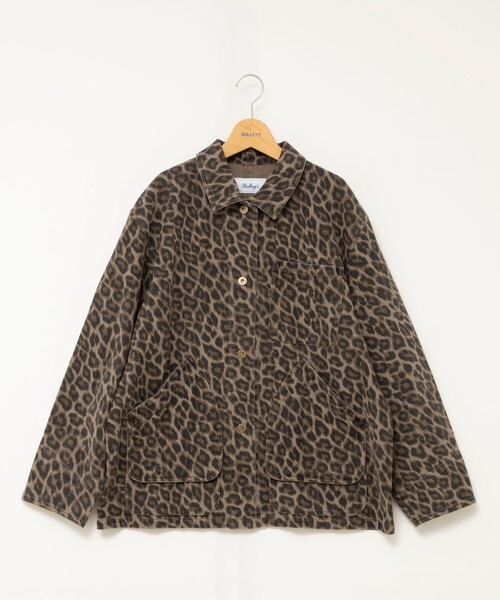 NOLLEY’S(ノーリーズ)の「【WEB限定】ウォッシャブルレオパードジャケット(ブルゾン・レディース・ベージュ系その他3・FREE)」の11枚目の写真