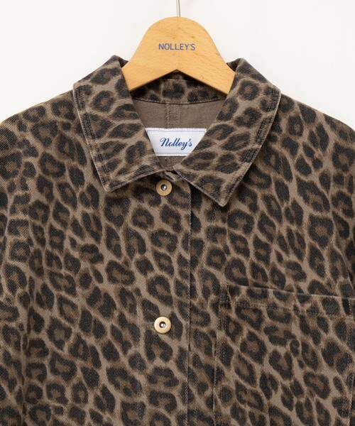 NOLLEY’S(ノーリーズ)の「【WEB限定】ウォッシャブルレオパードジャケット(ブルゾン・レディース・ベージュ系その他3・FREE)」の12枚目の写真