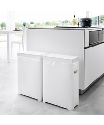 tower（タワー）の「スリム蓋付きゴミ箱 タワー 横開きタイプ 2個組（ダストボックス）」