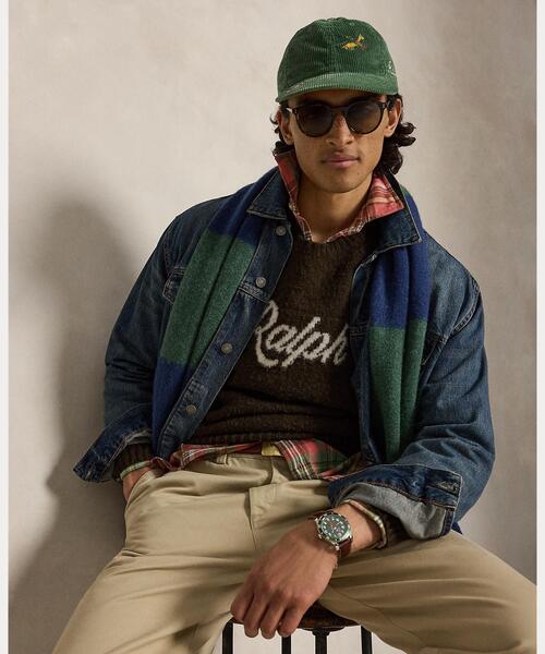 POLO RALPH LAUREN(ポロ ラルフ ローレン)の「The Ralph ロゴ セーター(ニット/セーター・メンズ・ブラウン・S/M/L)」の2枚目の写真