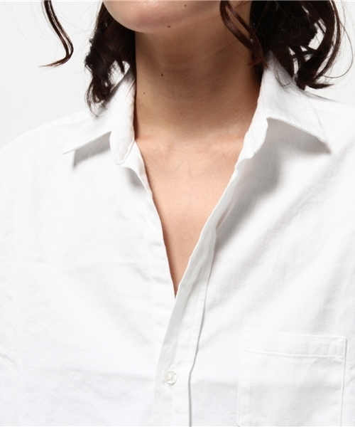 Frank&Eileen（フランクアンドアイリーン）の「FRANK&EILEENシャツ EILEEN/207-FRE-611070203（シャツ/ブラウス・レディース・ホワイト・S/X-SMALL）」の5枚目の写真