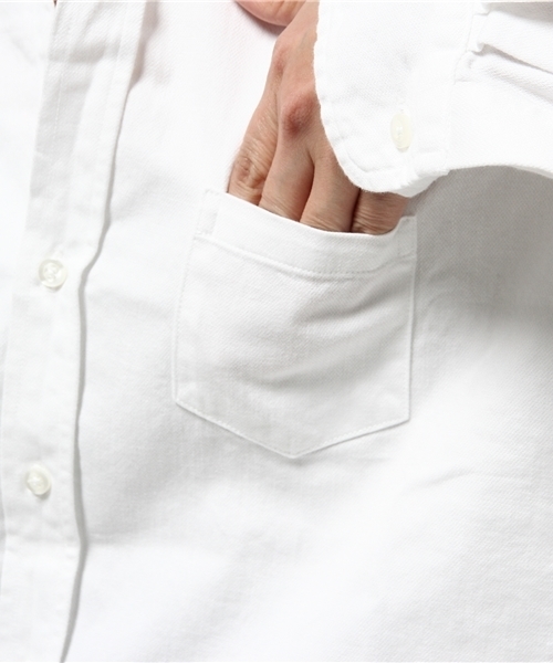 Frank&Eileen（フランクアンドアイリーン）の「FRANK&EILEENシャツ EILEEN/207-FRE-611070203（シャツ/ブラウス・レディース・ホワイト・S/X-SMALL）」の7枚目の写真