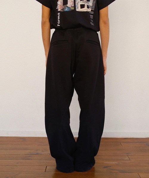 KHOKI(コッキ)の「【KHOKI】3D cutting sweat pants(スウェットパンツ・メンズ・ブラック/ダークグレー/アイボリー・3/2/1)」の17枚目の写真