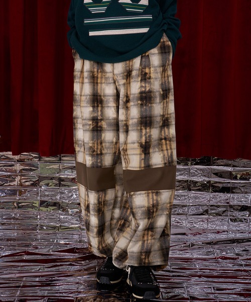 Nora Lily(ノラリリー)の「【Nora Lily】Deep Fade Check Pants(その他パンツ・レディース・ダークグレー/ブラック/カーキ・FREE)」の3枚目の写真
