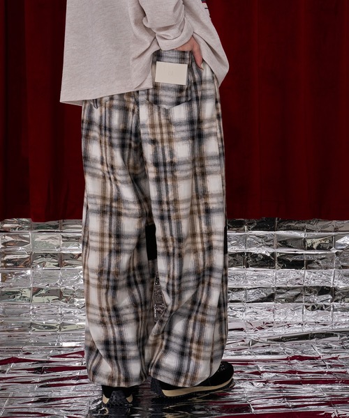 Nora Lily(ノラリリー)の「【Nora Lily】Deep Fade Check Pants(その他パンツ・レディース・ダークグレー/ブラック/カーキ・FREE)」の6枚目の写真