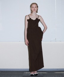 グリントリボンロングドレス / GLINT RIBBON LONG DRESS