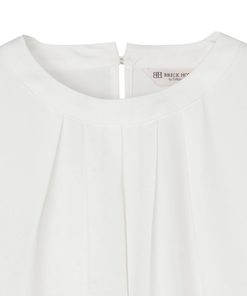 TOKYO SHIRTS(トウキョウシャツ)の「ジョーゼット オパールスリーブ ブラウス 長袖 レディースデザインシャツ(シャツ/ブラウス・レディース・ブラック・M)」の4枚目の写真