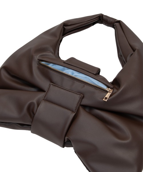 ANDRESD(アンドレスド)の「ビッグリボンバッグ / BIG RIBBON BAG(ハンドバッグ・レディース・ブラック/ブラウン・FREE)」の17枚目の写真