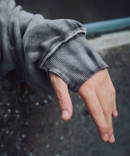 Subciety(サブサエティ)の「Double zip short hoodie(ベスト・メンズ・ブラック/グレー・L/M/S/XL)」の12枚目の写真