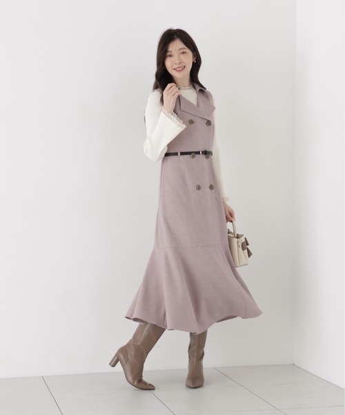 PROPORTION BODY DRESSING（プロポーションボディドレッシング）の「部分シアーレディニット / 1216270913（ニット/セーター・レディース・ホワイト系その他/ブラック/ピンク・MEDIUM/SMALL）」の22枚目の写真