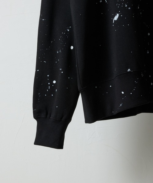 NUMBER (N)INE(ナンバーナイン)の「HAND PAINTED FIRM COTTON LIGHT SHORT PILE L/S SWEATSHIRT / ハンドペイント ファーム コットン ライト ミニ裏毛 クルーネック スウェット(スウェット・メンズ・グレー/グレー系その他2/ブラック/ブラック系その他2・M/L/XL)」の12枚目の写真