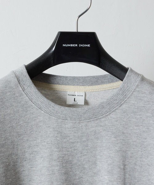 NUMBER (N)INE(ナンバーナイン)の「HAND PAINTED FIRM COTTON LIGHT SHORT PILE L/S SWEATSHIRT / ハンドペイント ファーム コットン ライト ミニ裏毛 クルーネック スウェット(スウェット・メンズ・グレー/グレー系その他2/ブラック/ブラック系その他2・M/L/XL)」の16枚目の写真