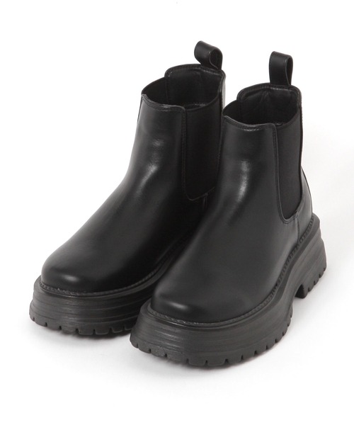 niko and...(ニコアンド)の「サイドゴアブーツ / 抗菌消臭(ブーツ・レディース・ブラック/ブラウン・SMALL/LARGE/MEDIUM)」の1枚目の写真
