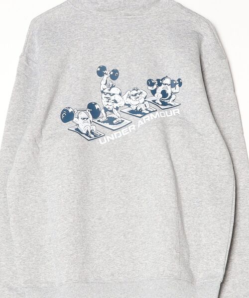 UNDER ARMOUR（アンダーアーマー）の「アンダーアーマー UNDER ARMOUR UAライバルフリース グラフィック フーディー（パーカー・メンズ・グレー/ブラック・3L/LL/L/M/S）」の5枚目の写真