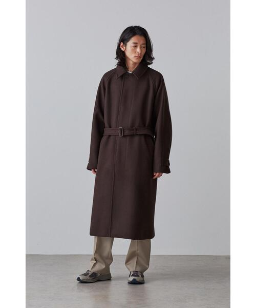 YLEVE(イレーヴ)の「YLEVE / SUPER140'S WOOL MELTON CO(ダウンジャケット/コート・メンズ・ブラウン・5)」の22枚目の写真