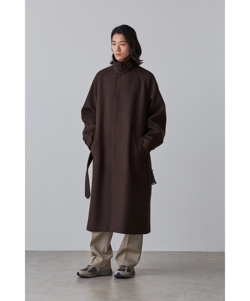 YLEVE(イレーヴ)の「YLEVE / SUPER140'S WOOL MELTON CO(ダウンジャケット/コート・メンズ・ブラウン・5)」の3枚目の写真