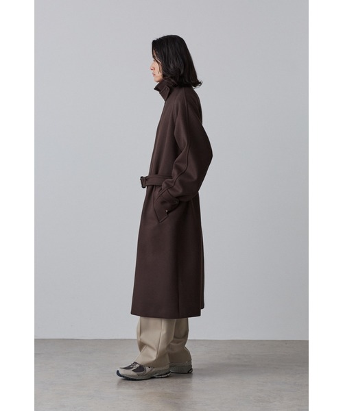 YLEVE(イレーヴ)の「YLEVE / SUPER140'S WOOL MELTON CO(ダウンジャケット/コート・メンズ・ブラウン・5)」の4枚目の写真