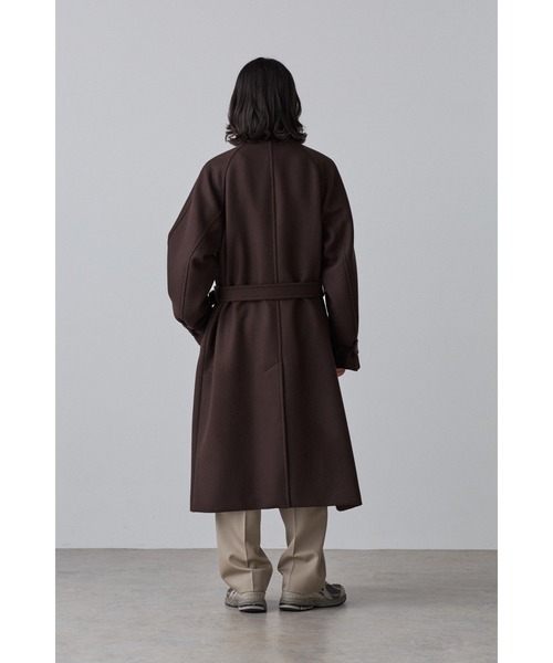 YLEVE(イレーヴ)の「YLEVE / SUPER140'S WOOL MELTON CO(ダウンジャケット/コート・メンズ・ブラウン・5)」の5枚目の写真