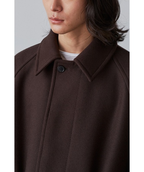 YLEVE(イレーヴ)の「YLEVE / SUPER140'S WOOL MELTON CO(ダウンジャケット/コート・メンズ・ブラウン・5)」の6枚目の写真