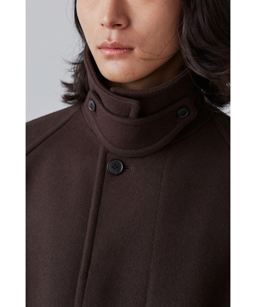 YLEVE(イレーヴ)の「YLEVE / SUPER140'S WOOL MELTON CO(ダウンジャケット/コート・メンズ・ブラウン・5)」の7枚目の写真