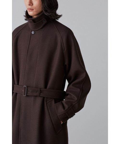 YLEVE(イレーヴ)の「YLEVE / SUPER140'S WOOL MELTON CO(ダウンジャケット/コート・メンズ・ブラウン・5)」の8枚目の写真