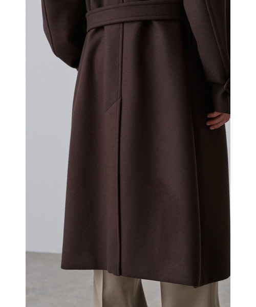 YLEVE(イレーヴ)の「YLEVE / SUPER140'S WOOL MELTON CO(ダウンジャケット/コート・メンズ・ブラウン・5)」の11枚目の写真