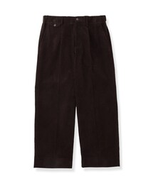 コーデュロイワイドパンツ