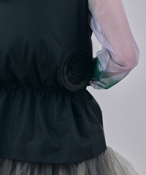 NON TOKYO(ノントーキョー)の「TECH FAN VEST(ベスト・レディース・ブラック・FREE)」の4枚目の写真
