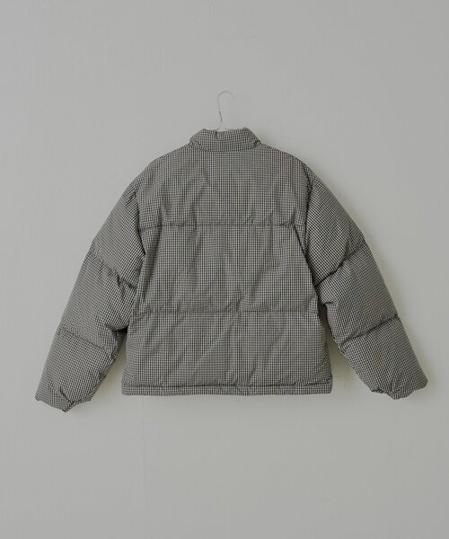 WHIMSIC（ウィムジック）の「【UNISEX/2size】チェックパデットジャケット（ダウンジャケット/コート・メンズ・ブラック/ベージュ・1/2）」の21枚目の写真