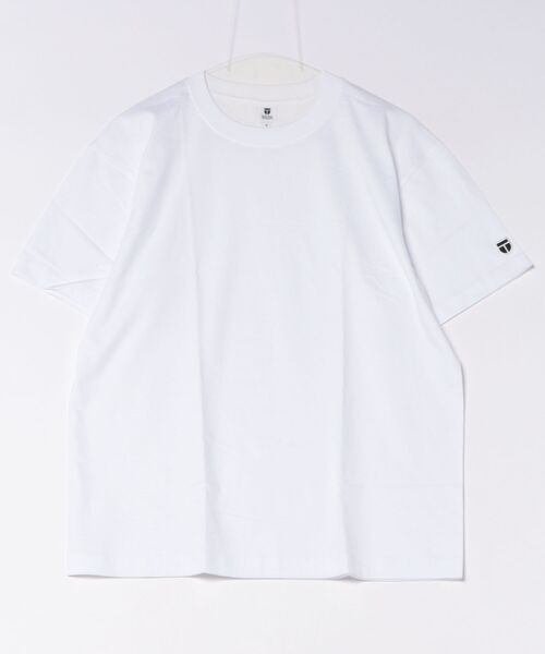 SOREA(ソレア)の「NEWTRAL(ニュートラル)/205 5.6oz スタンダードエンブレムT(Tシャツ/カットソー・レディース・ブルー/レッド/ライトピンク/ネイビー/ホワイト/グレー/ライトブルー/ダークグリーン・M/XXL/XL/L/S)」の2枚目の写真