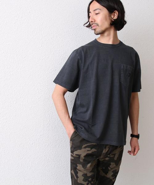coen（コーエン）の「【WEB限定】オーバーダイビッグT（Tシャツ/カットソー・メンズ・ブラック/ケリー・MEDIUM/LARGE）」の3枚目の写真