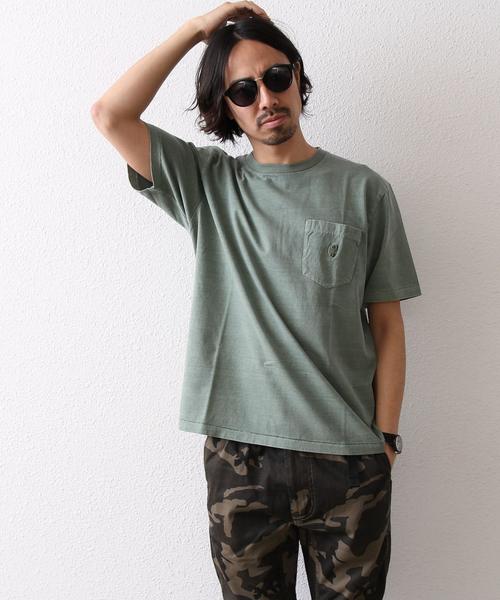 coen（コーエン）の「【WEB限定】オーバーダイビッグT（Tシャツ/カットソー・メンズ・ブラック/ケリー・MEDIUM/LARGE）」の5枚目の写真